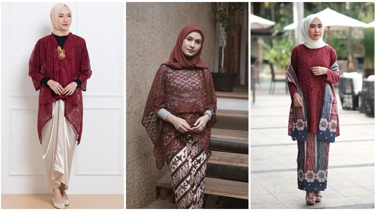 Inspirasi Kebaya Maroon Hijab Yang Kekinian, Yuk Kita Review!