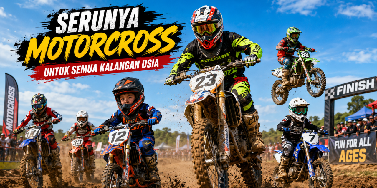 Serunya Motorcross Untuk Semua Kalangan Usia