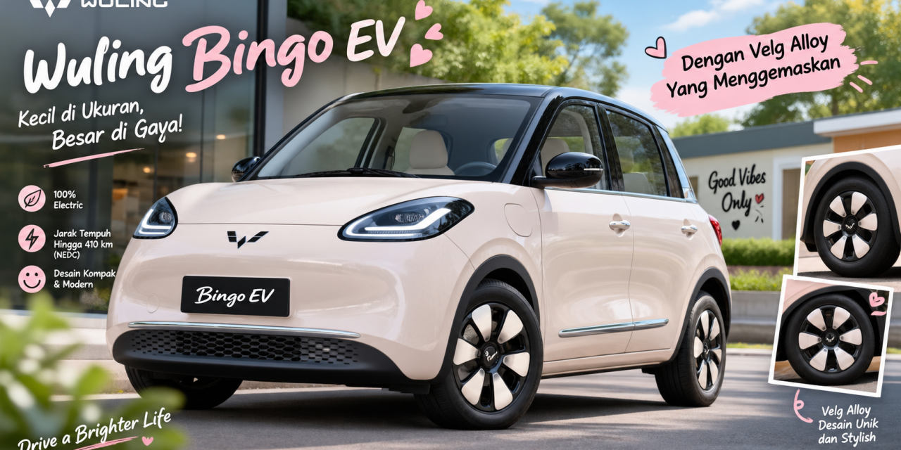 Wuling Bingo EV Dengan Velg Alloy Yang Menggemaskan