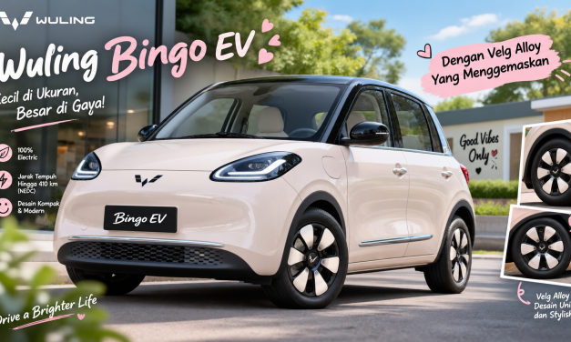 Wuling Bingo EV Dengan Velg Alloy Yang Menggemaskan