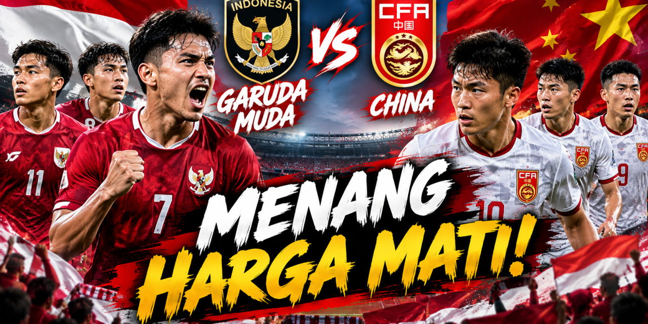 Garuda Muda Vs China: Menang Harga Mati!