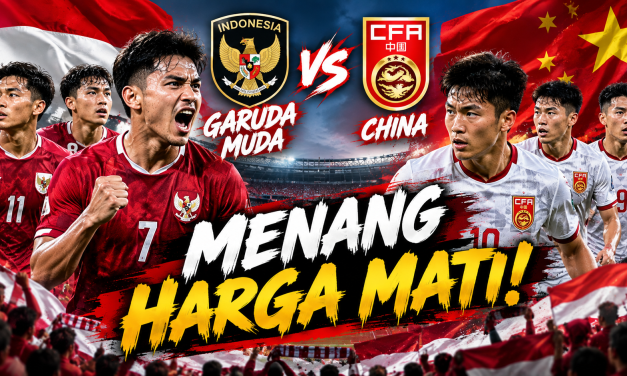 Garuda Muda Vs China: Menang Harga Mati!