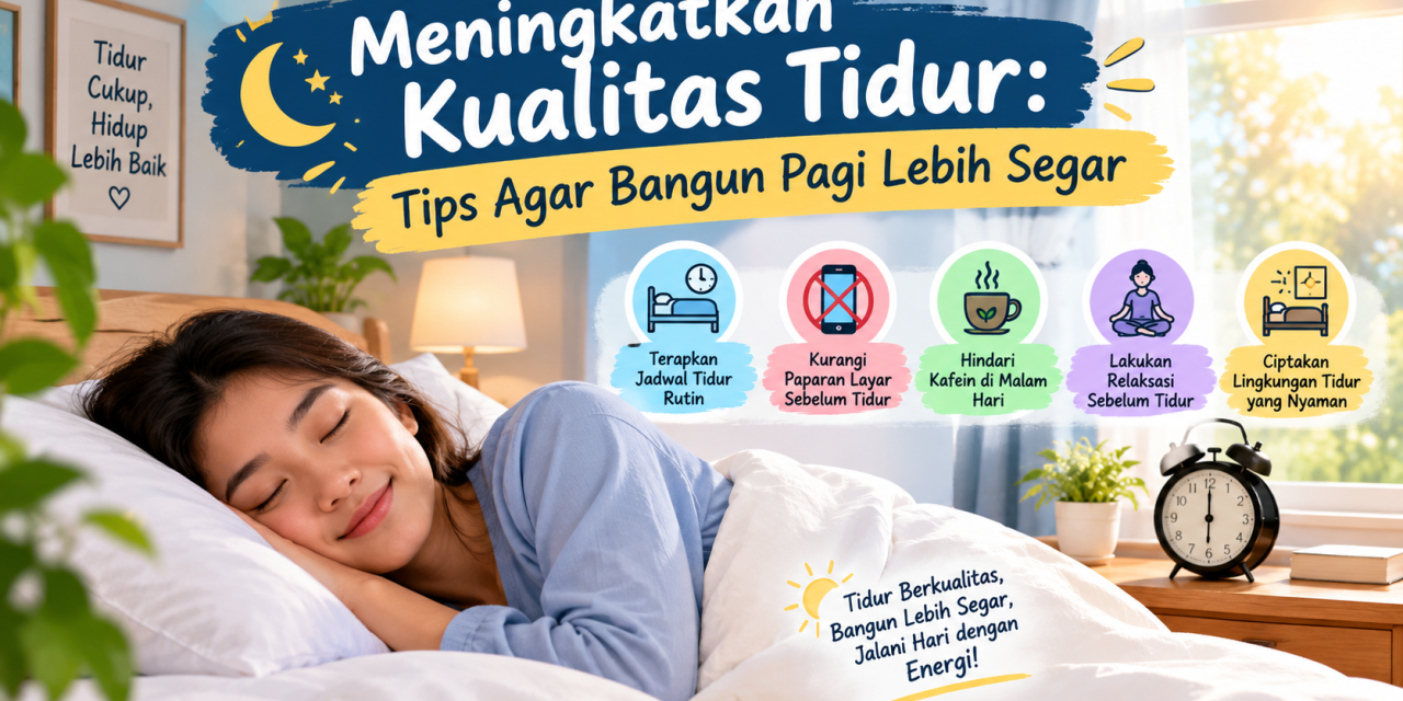 Meningkatkan Kualitas Tidur: Tips Agar Bangun Pagi Lebih Segar