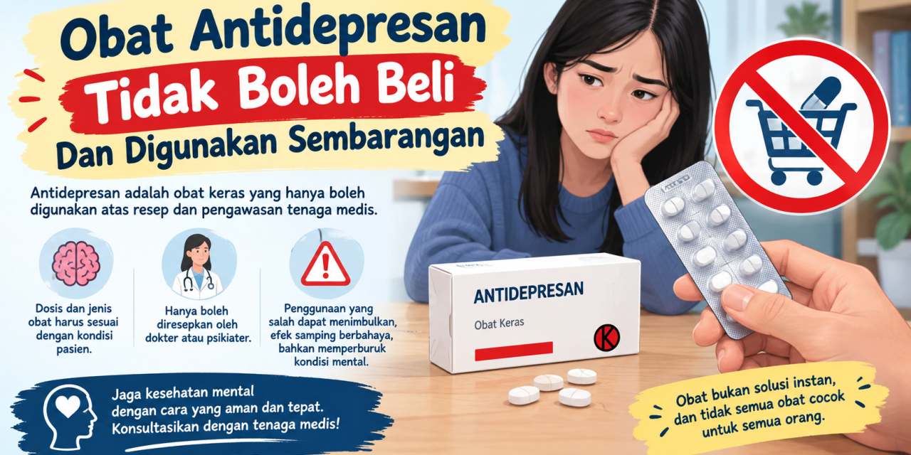 Obat Antidepresan Tidak Boleh Beli Dan Digunakan Sembarangan
