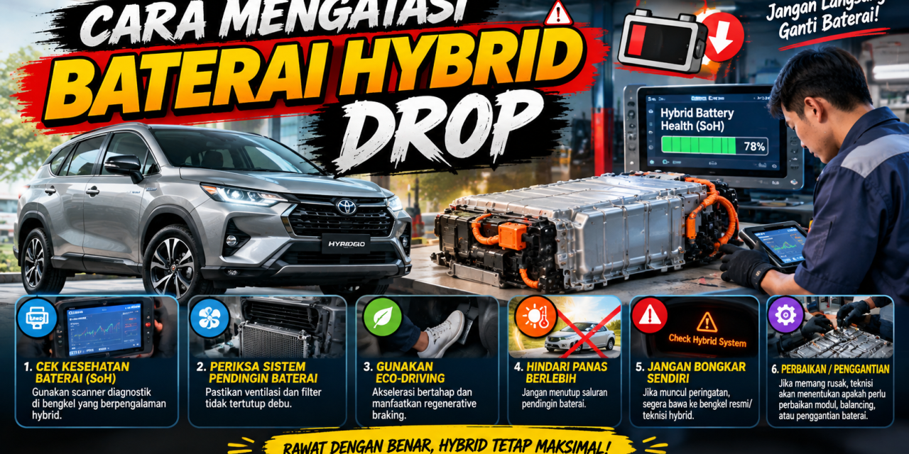 Baterai Hybrid Drop? Kenali Tandanya Sebelum Terlambat